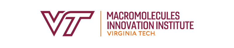 The Macromolecules Innovation Institute's official logo includes the Virginia Tech mark.
